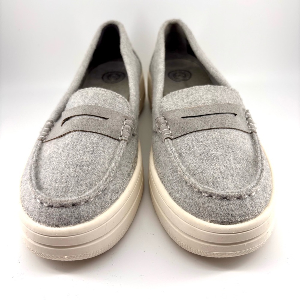 Authentic American Heritage SO Style Lite Grey Tennis Shoe Flatform Loafers 9.5